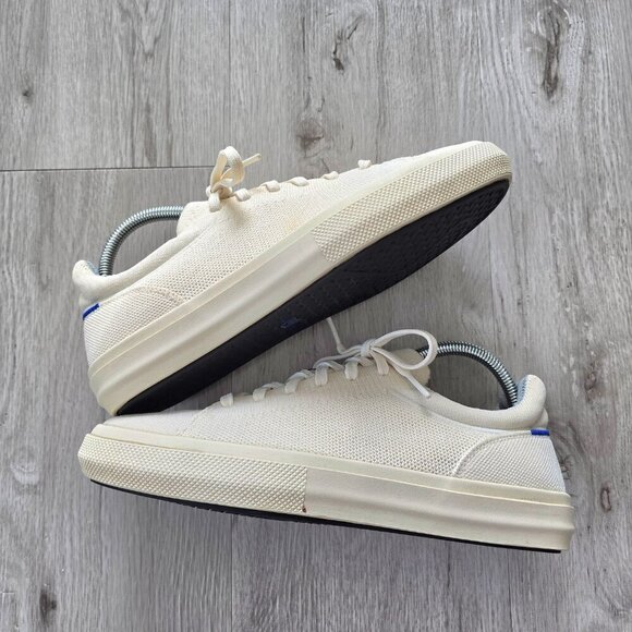 Rothy's | The RS02 white tennis prep recycled slip-on sneakers | WMS 9.5 - Picture 1 of 9